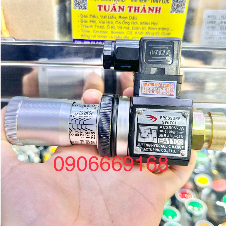 Công Tắc Van Ngắt Áp Suất Thủy Lực JCS-02N Hiệu JUFENG JCS02N