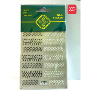 Sticker 5D sticker lụa dán móng tay Mẫu Mới