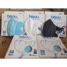 Khẩu trang 5D chính hãng bisou hộp 10 cái ()