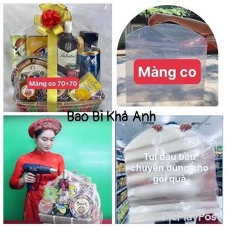 Màng Co bọc Giỏ Quà Tết TÚI MÀNG CO BỌC GIỎ QUÀ TẾT 2024 hàng loại 1 siêu đẹp chất lượng CÓ SIZE LỚN🛑BAO BÌ KHẢ ANH🛑
