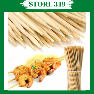 Que xiên tre nướng thịt, xúc xích 12cm - 15cm