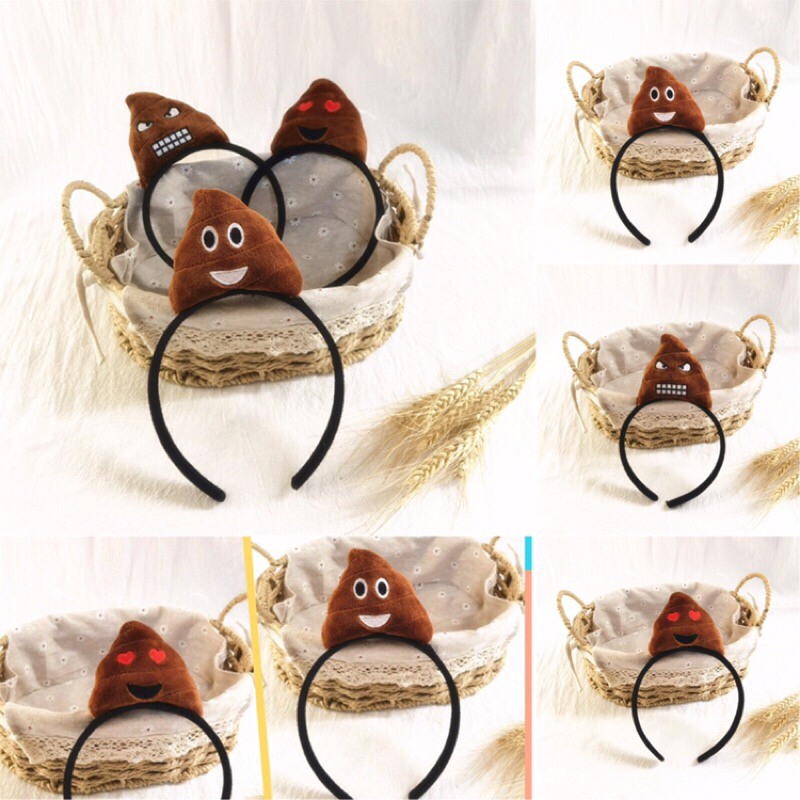 Băng Đô Hình Ngộ Nghĩnh Hài Hước Vui Nhộn Hình Shit Dễ Thương