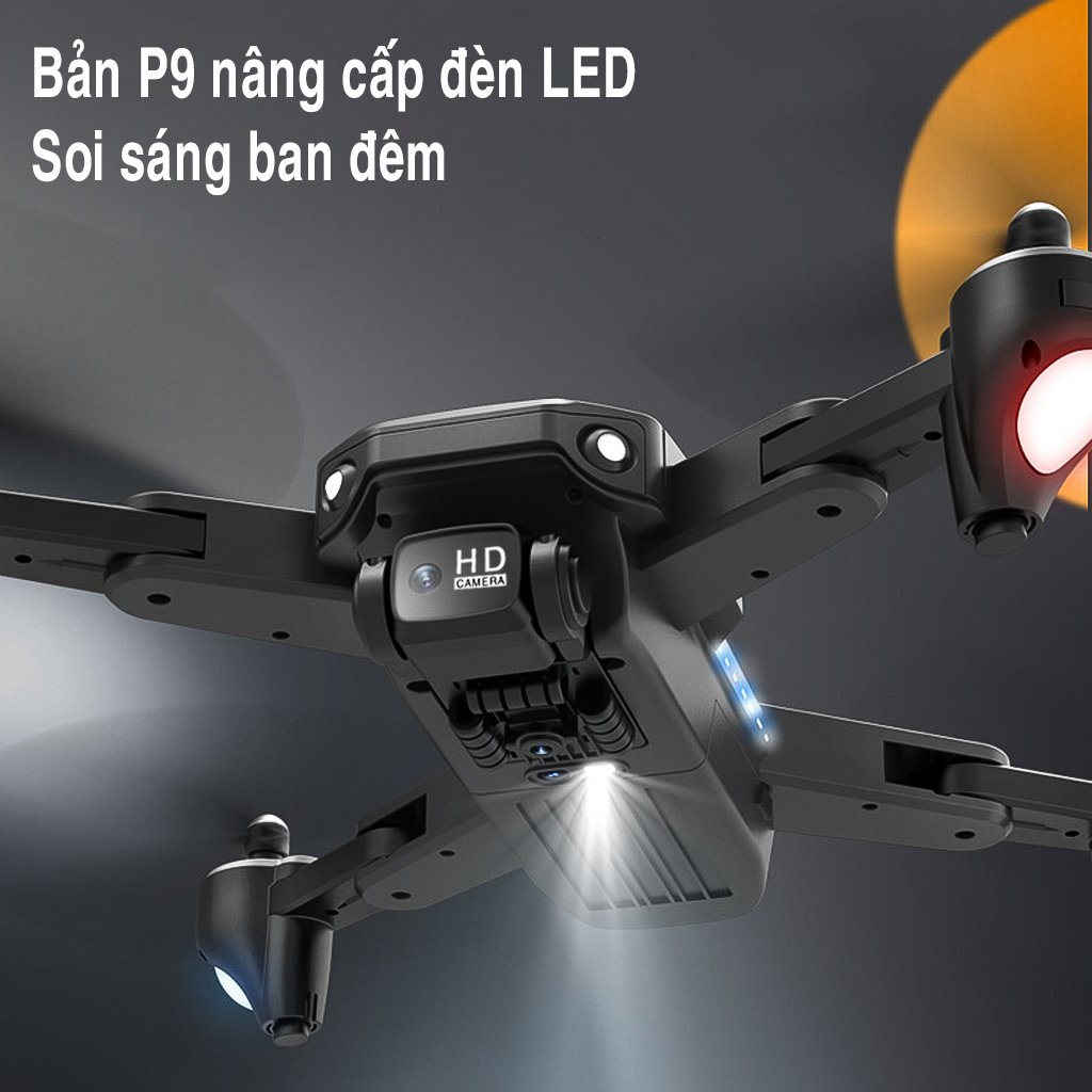 Máy bay drone có camera quay phim chụp ảnh P9 PRO quay phim chụp ảnh HD, Flycam không chổi than chính hãng | BigBuy360 - bigbuy360.vn