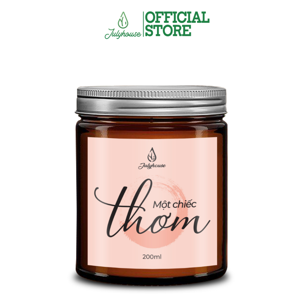 Quà tặng Nến thơm tinh dầu độc quyền JULYHOUSE 200ml ngọt ngào tựa một cái ÔM, THƠM tặng kèm hộp diêm