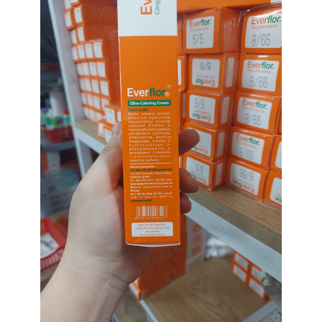 Nhuộm everflor bảng 3