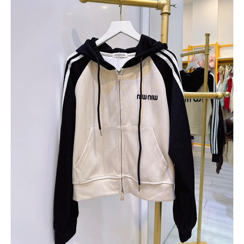 (Ảnh thật 100%) Áo khoác thun Qc miu miu