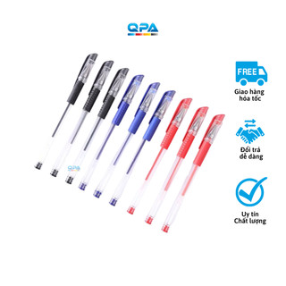  Combo 5 Bút gel mực nước 0.5mm cao cấp mực đều - ngòi bút nước xanh đen đỏ 