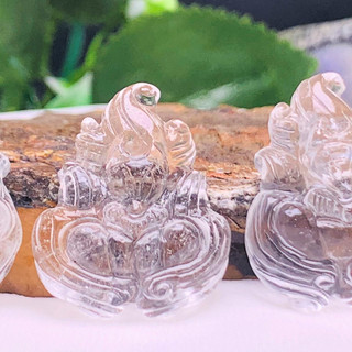 Mặt Hồ Ly Chúa Thạch Anh trắng