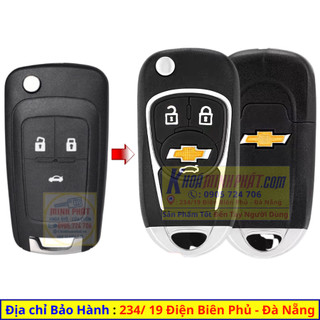 Vỏ Chìa Khoá xe Ô Tô Chevrolet Cruze, Cherover Colorado, Orlando V11