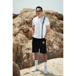 Áo Polo Amand Tiger Patch Polo - White/AP007