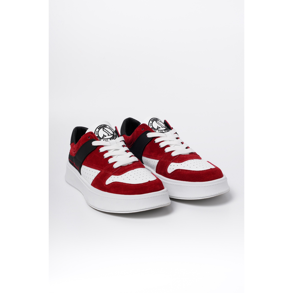 Giày thể thao Amand Low Top Signature Logo Sneaker - GD004/Red