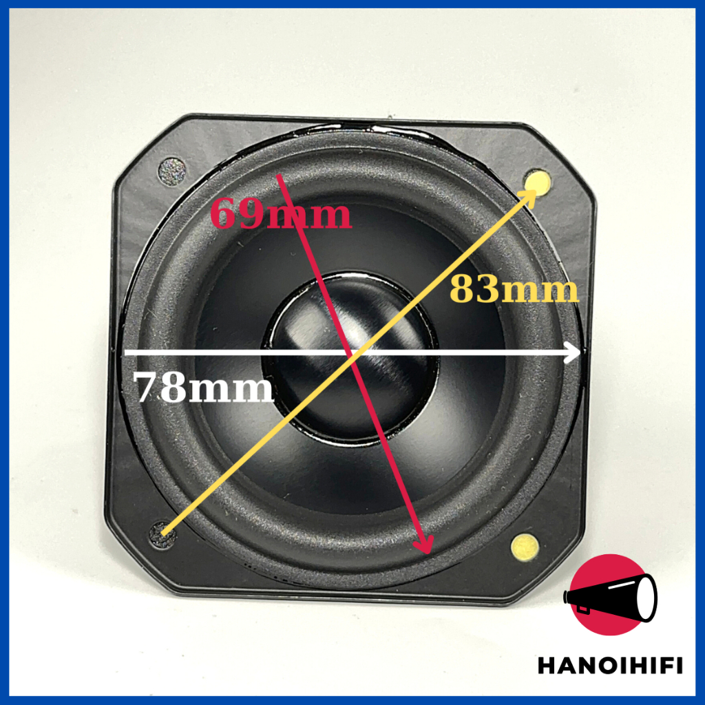 Loa rời toàn dải Sound Gil từ neo 3 inch 8ohm 20-50w DIY loa có âm tách bạch, siêu bass dành cho người mê âm thanh