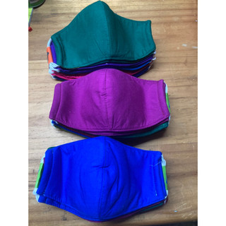 Khẩu trang màu, vải lanh, thoáng mát