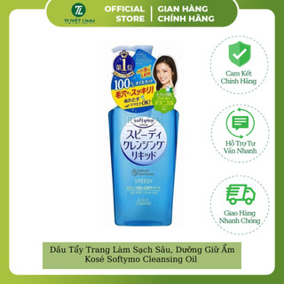 Dầu Tẩy Trang Làm Sạch Sâu, Dưỡng Giữ Ẩm Kosé Softymo Cleansing Oil 230ml ( Produce Nhật Bản 100%)