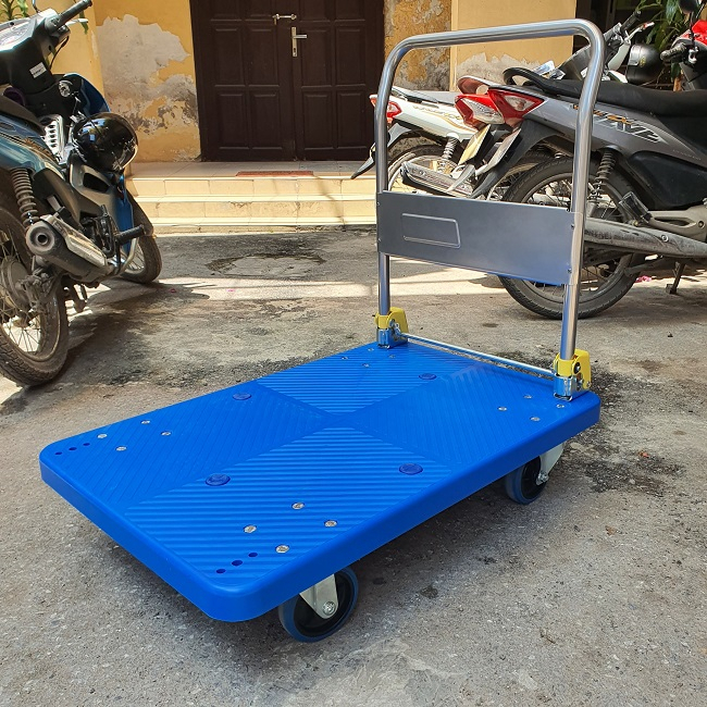 Xe đẩy hàng 4 bánh 300kg gấp gọn cao cấp NEW Feida FD-300S