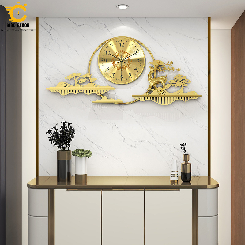 Đồng hồ treo tường trang trí công phượng MOD Decor, Lianzhang mã 293