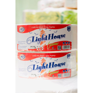  Giấy cuộn công nghiệp 800g Light House – 2 lớp siêu dai tiết kiệm 