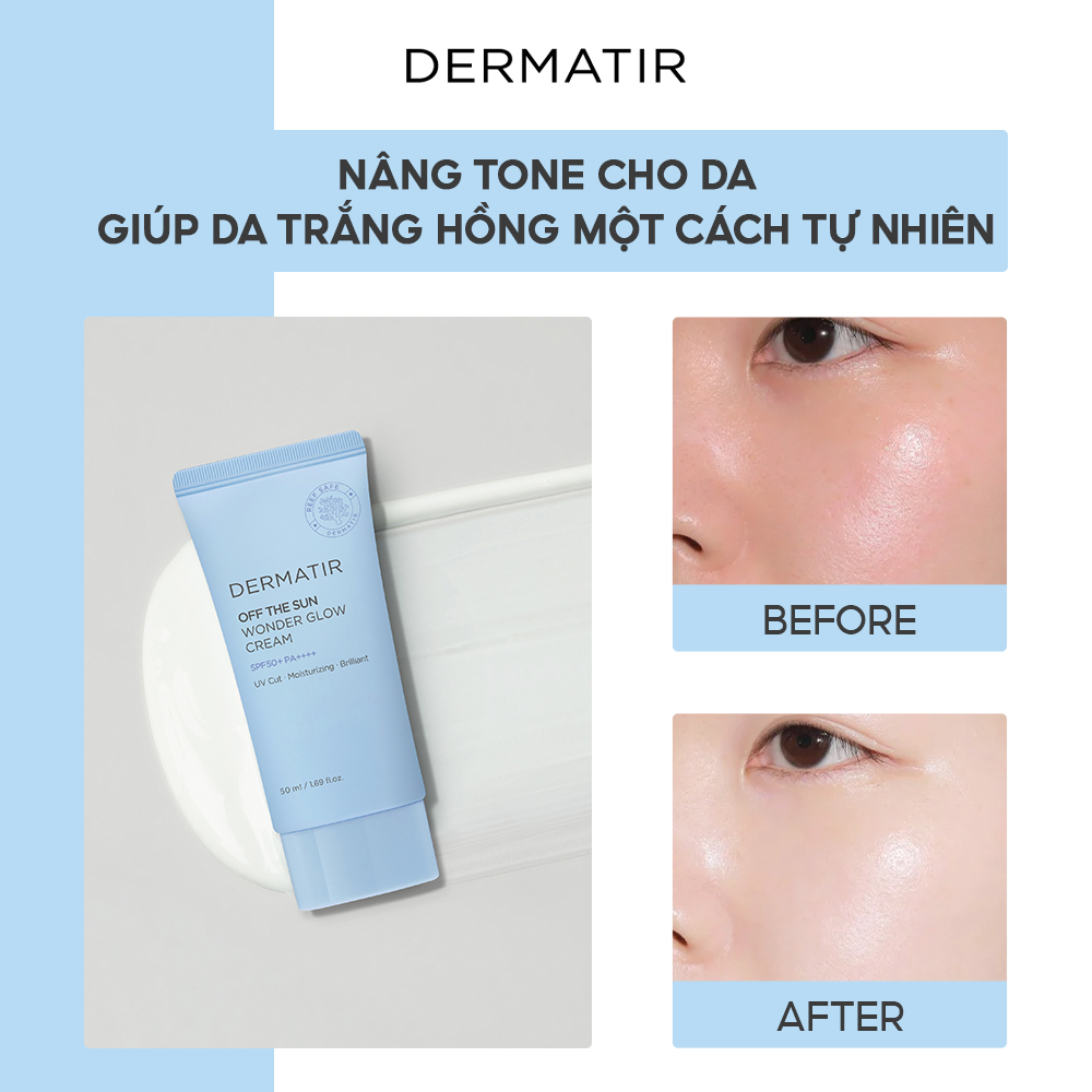 Kem Chống Nắng Cấp Ẩm DERMATIR Off The Sun Wonder Glow Cream 50ml