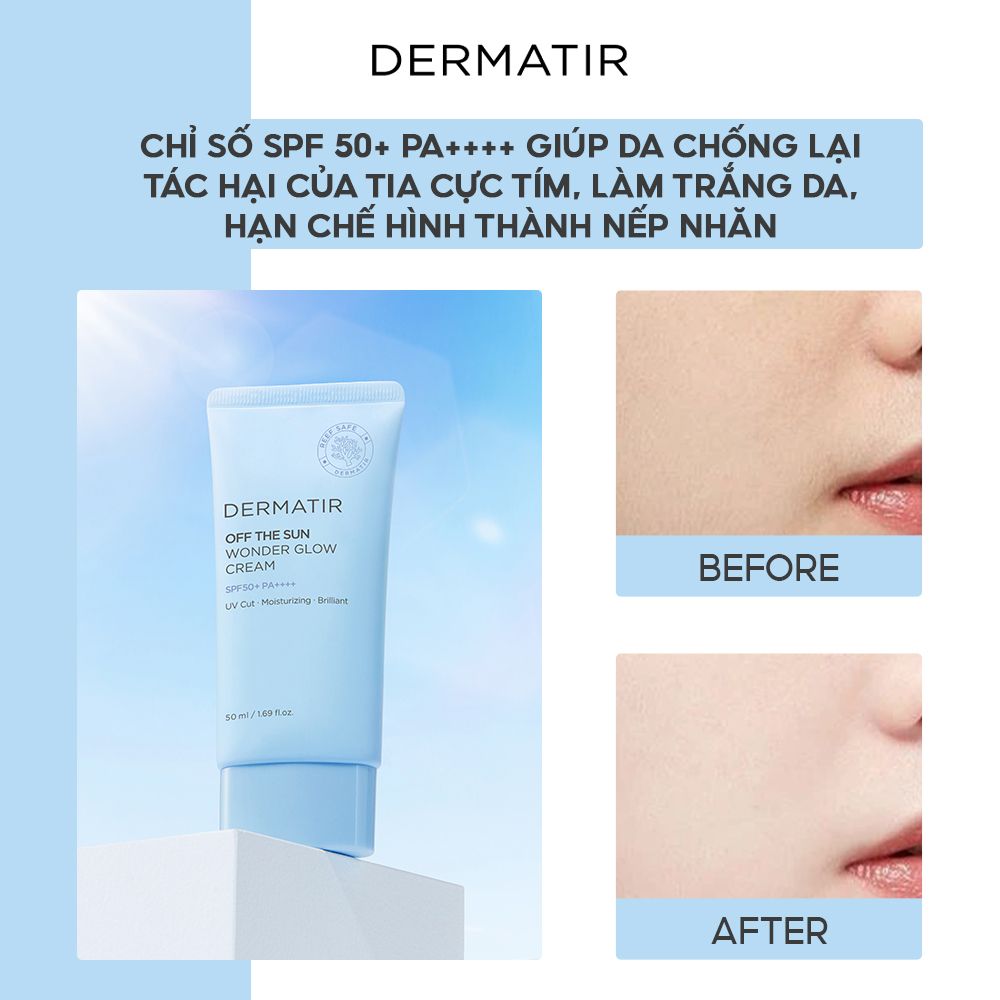 Kem Chống Nắng Cấp Ẩm DERMATIR Off The Sun Wonder Glow Cream 50ml