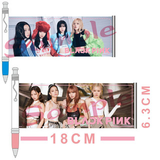 Bút kéo Blackpink Lisa Jisoo Jennie Rose thân hồng