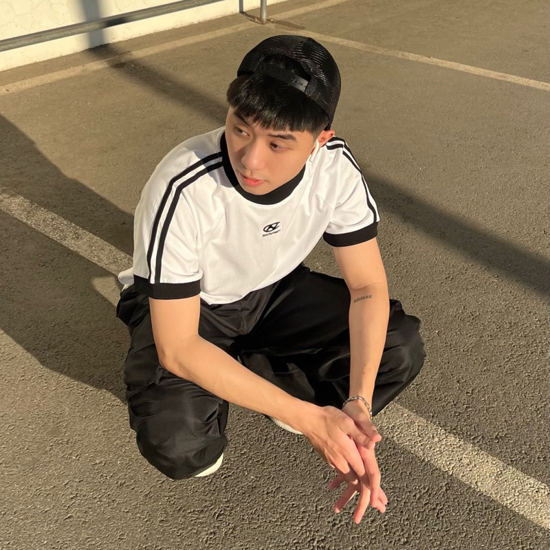 Áo Thun Form Fit Chữ N. Áo Baby Tee Chất Cotton Co Giãn