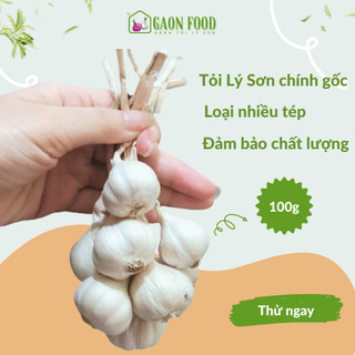 Tỏi lý sơn chính gốc - loại nhiều tép - 100g