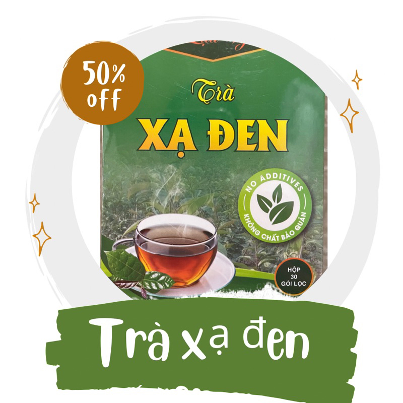 TRÀ XẠ ĐEN LỤA VY_CẢI THIỆN TỐT TÌNH TRẠNG MẤT NGỦ,KHÓ NGỦ,NGỦ KHÔNG SÂU