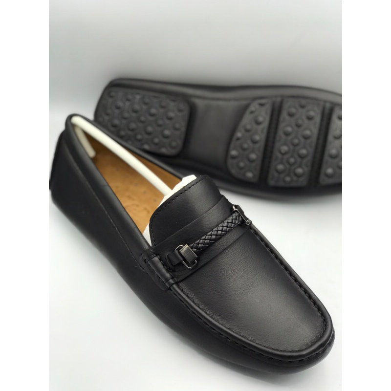 Giày mọi da bò cao cấp dành cho nam. Shop THÀNH ĐẠT, AM12, giày làm bằng da nên độ bền cao, size 38 đến 43, màu đen