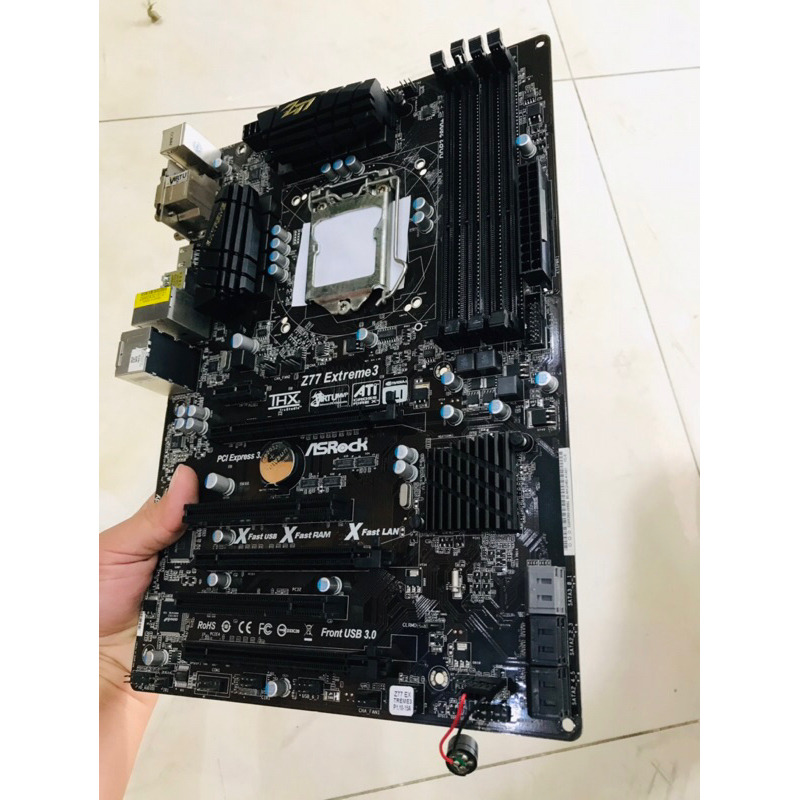 Bo mạch chủ Asrock Z77 extreme 3 SLI Crossfire 4 khe ram