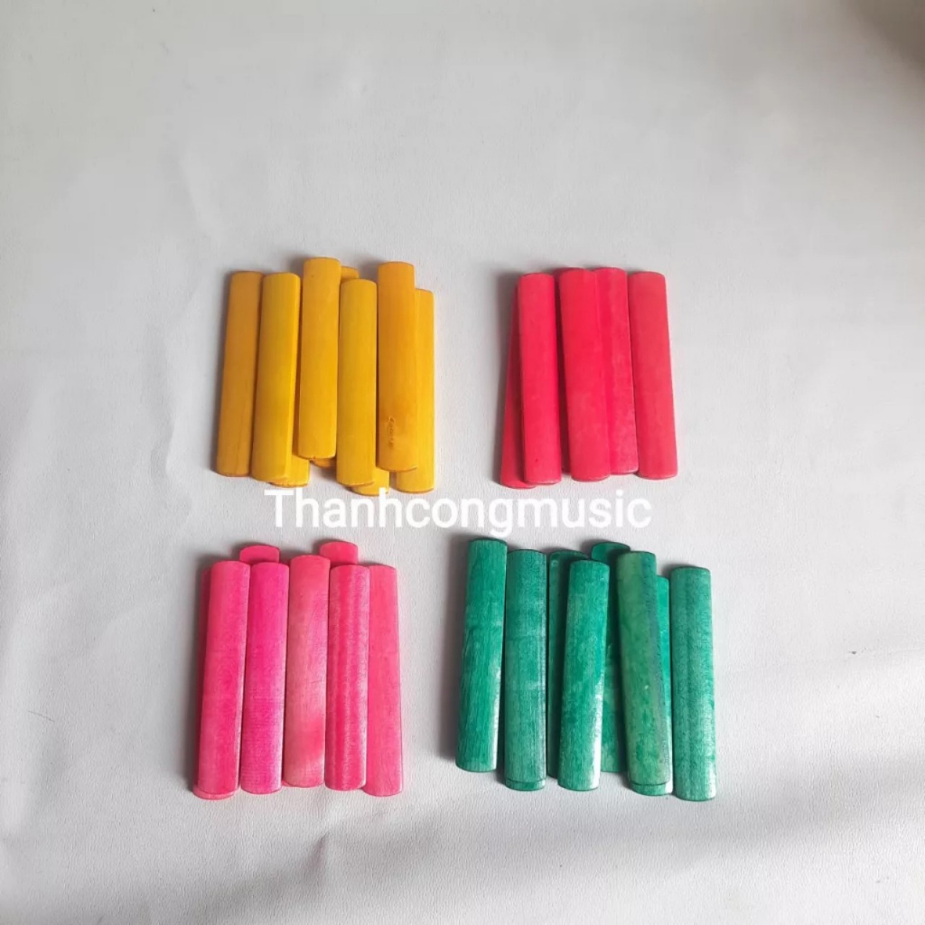 Thanh phách gỗ nhiều màu | Thiết bị Đoàn Đội