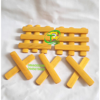 Combo 100 cặp phách gỗ, thanh phách học nhạc| Thiết bị Đoàn Đội