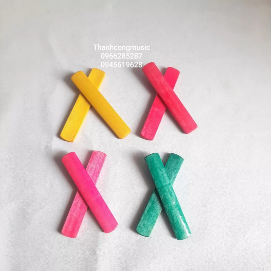 Thanh phách gỗ nhiều màu | Thiết bị Đoàn Đội
