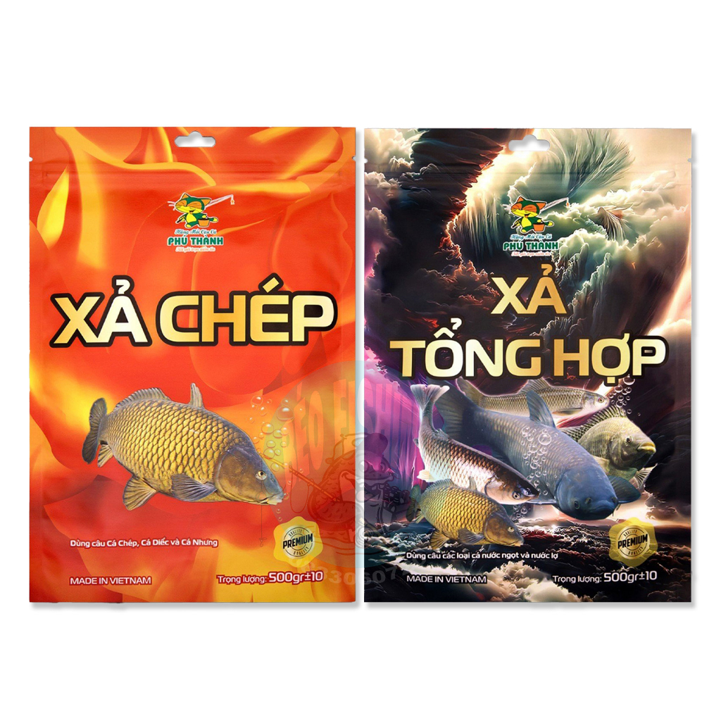 Mồi Xả Chép - Xả Tổng Hợp Phú Thành 500g