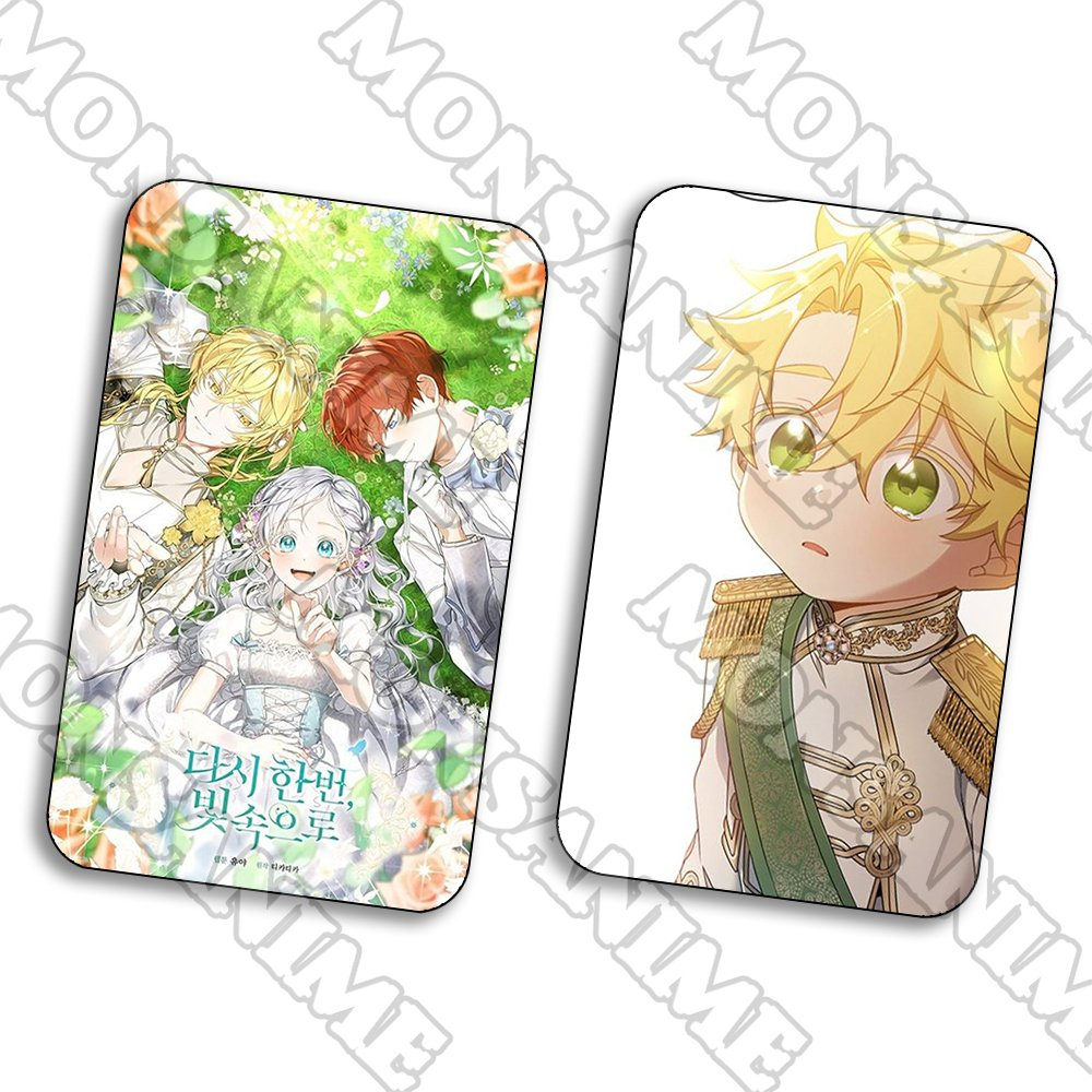 Ảnh card bo góc Into the light once again Lần nữa tỏa sáng thẻ bo viền 5*8cm in hình anime chibi sưu tầm 1 tấm
