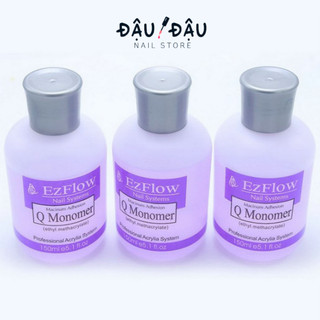 Lưu huỳnh tím Ezflow đắp bột đắp hoa chính hãng - Dung dịch đắp móng tay cao cấp chai 150ml