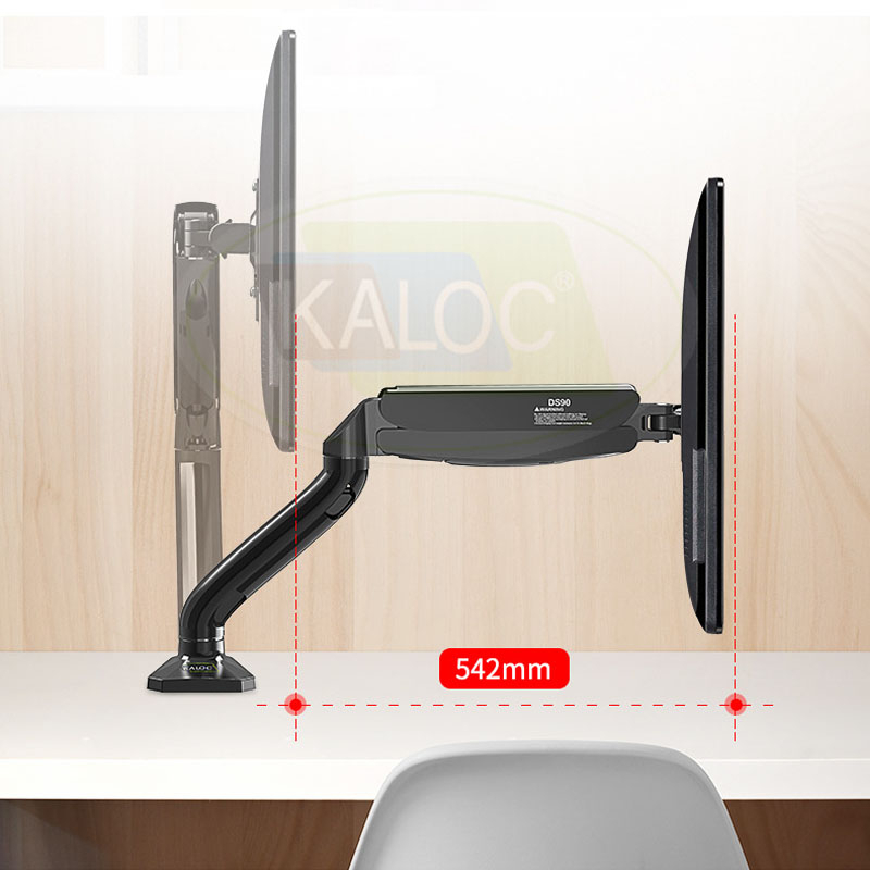 Arm giá treo màn hình máy tính 17-32inch gắn bàn xoay 360 độ