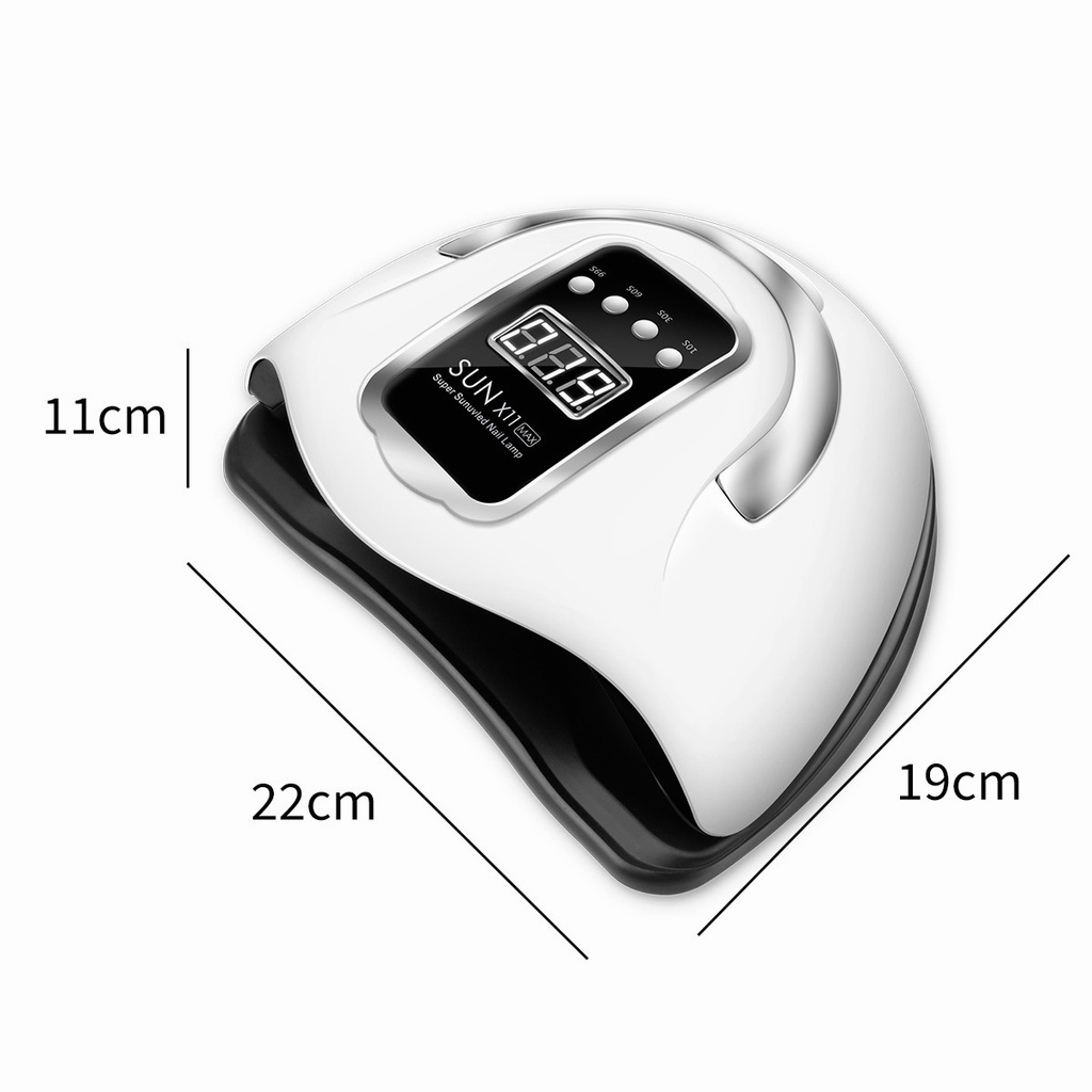 SUN X11MAX 280W UV LED Nails Đèn để làm khô gel đánh bóng nhanh 66 đèn LED Painl