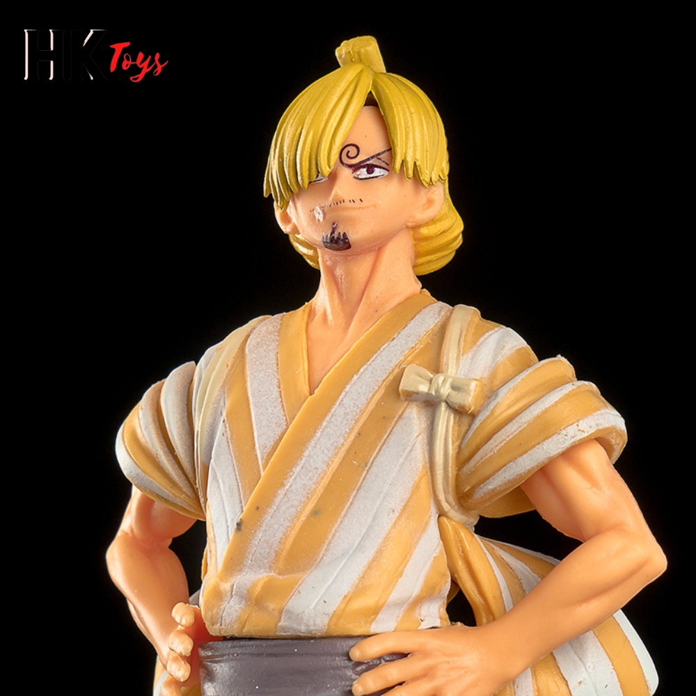 Mô hình One Piece  - Sanji ở wano quốc cao 17cm hàng siêu đẹp - Figure One Piece - Bộ Wano - No Box