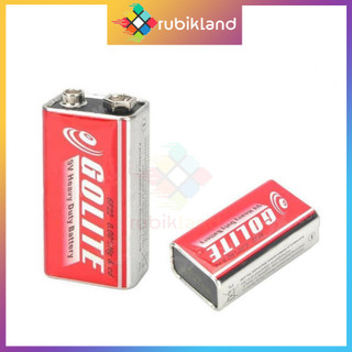 Pin 9v pin vuông đỏ pin 6f22 goltoe xài lâu bền lắp đồ chơi remote pin đồ chơi - rubik land