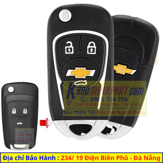 Vỏ chìa khóa Chevrolet Cruze, Lacetti, Orlando, Colorado Mẫu V11