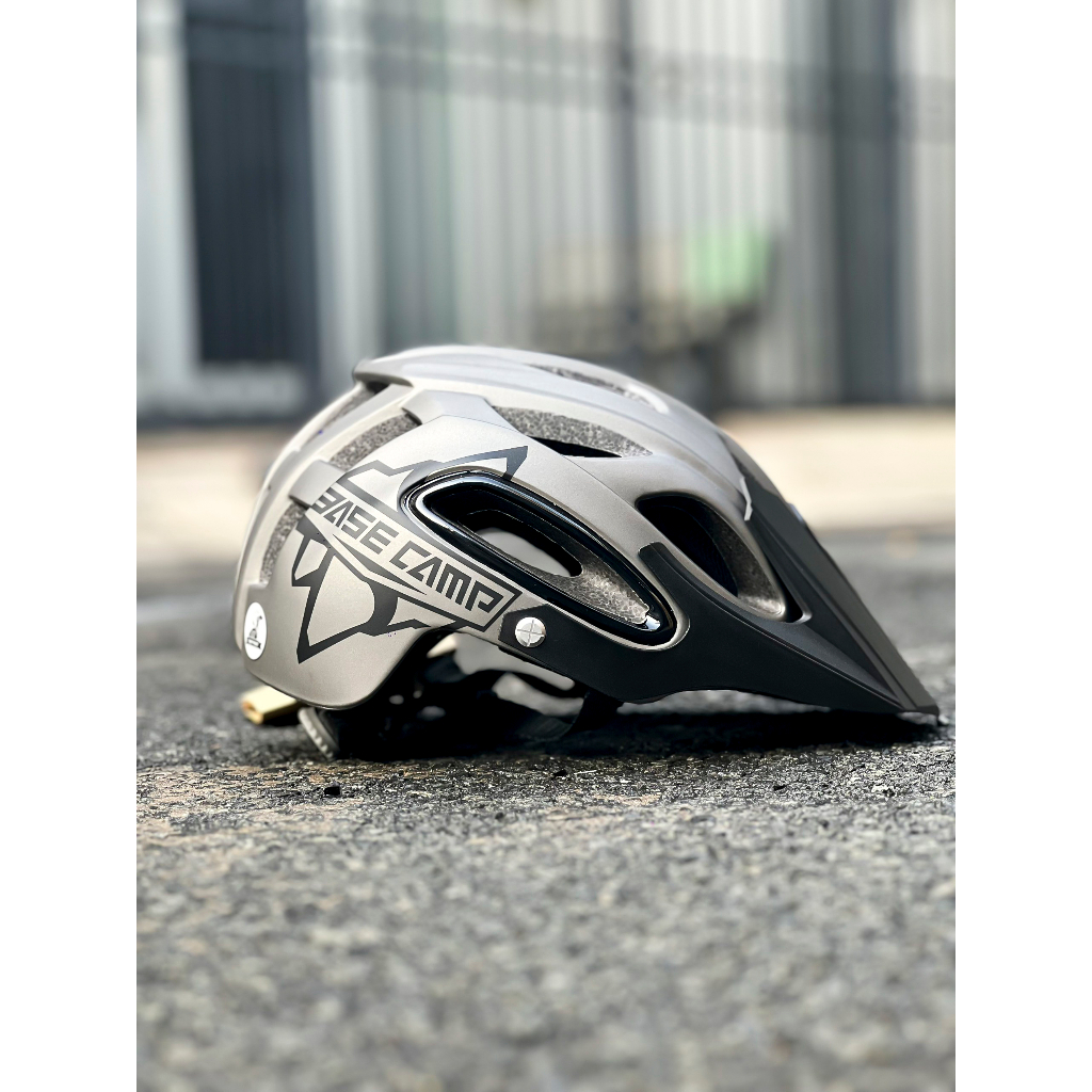 NÓN THỂ THAO BASECAMP MÀU XÁM BẠC GIỐNG MŨ POC 07 CHÍNH HÃNG