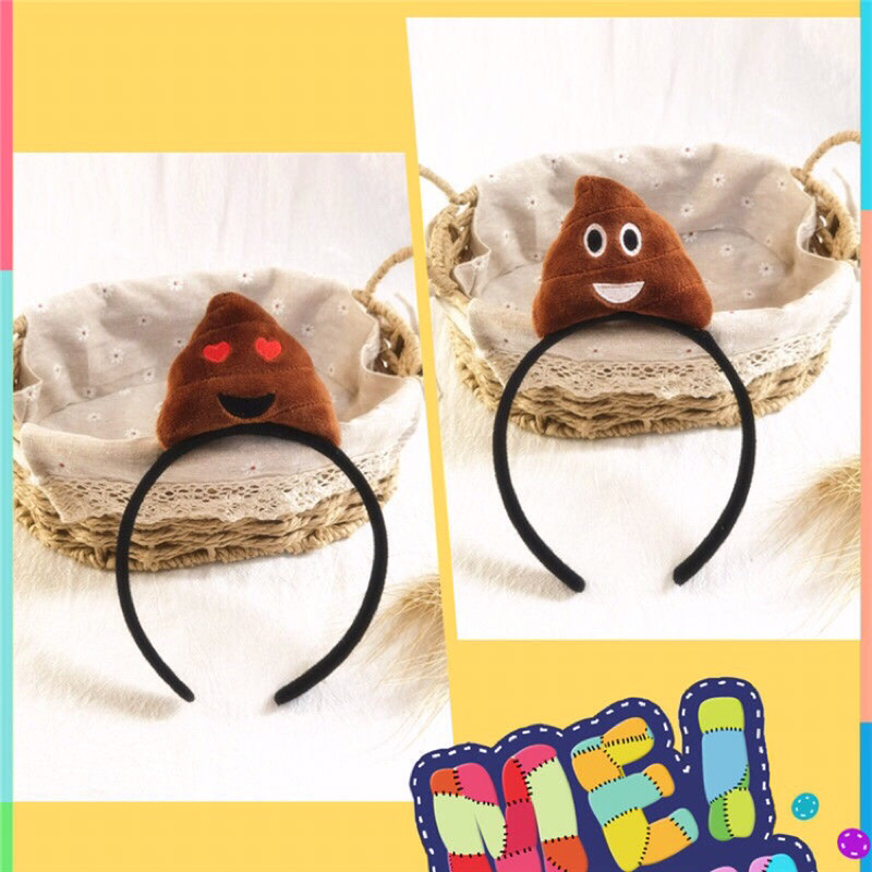 Băng Đô Hình Ngộ Nghĩnh Hài Hước Vui Nhộn Hình Shit Dễ Thương