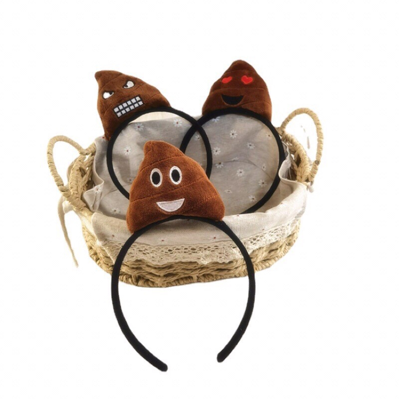 Băng Đô Hình Ngộ Nghĩnh Hài Hước Vui Nhộn Hình Shit Dễ Thương