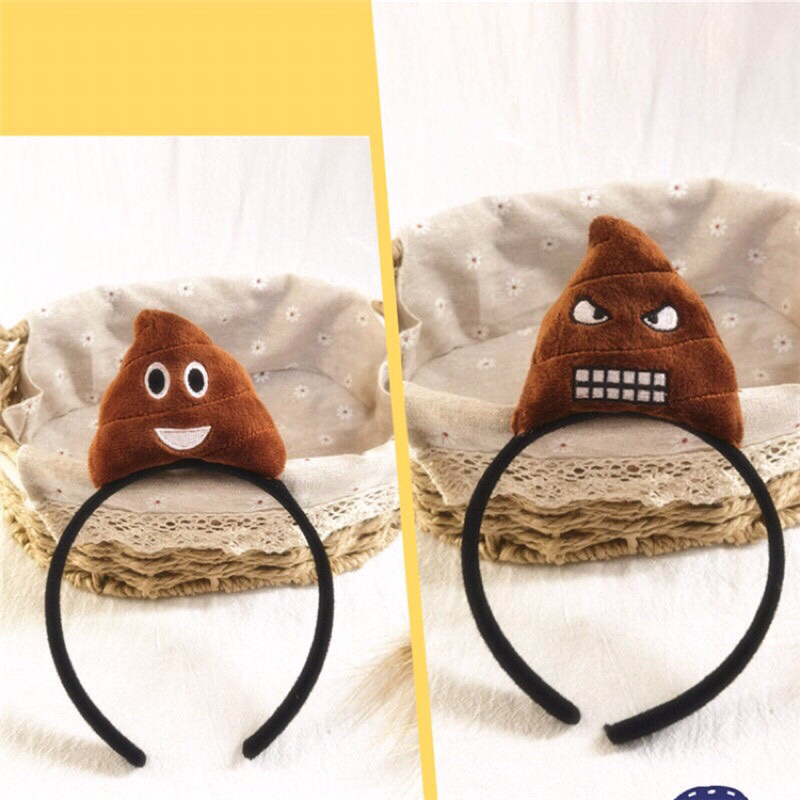 Băng Đô Hình Ngộ Nghĩnh Hài Hước Vui Nhộn Hình Shit Dễ Thương