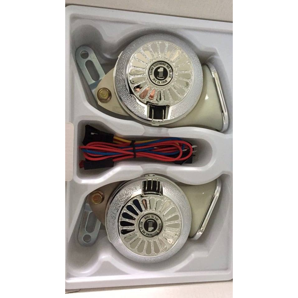 Còi ngân Hàn Quốc 3 tiếng 12v 24v xịn chính hãng