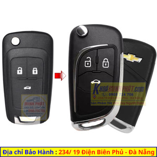 Vỏ Độ Gập Chìa Khoá Chevrolet Cruze, Colorado, Orlando, Lacetti mẫu V12