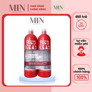 Bộ Dầu Gội Xả Tigi Đỏ Bed Head Giành Cho Tóc Hư Tổn Cấp 3, Làm Thơm Tóc, Mượt Mà Bản Mỹ 1 Cặp 1500ML – MinAuthCosmetics