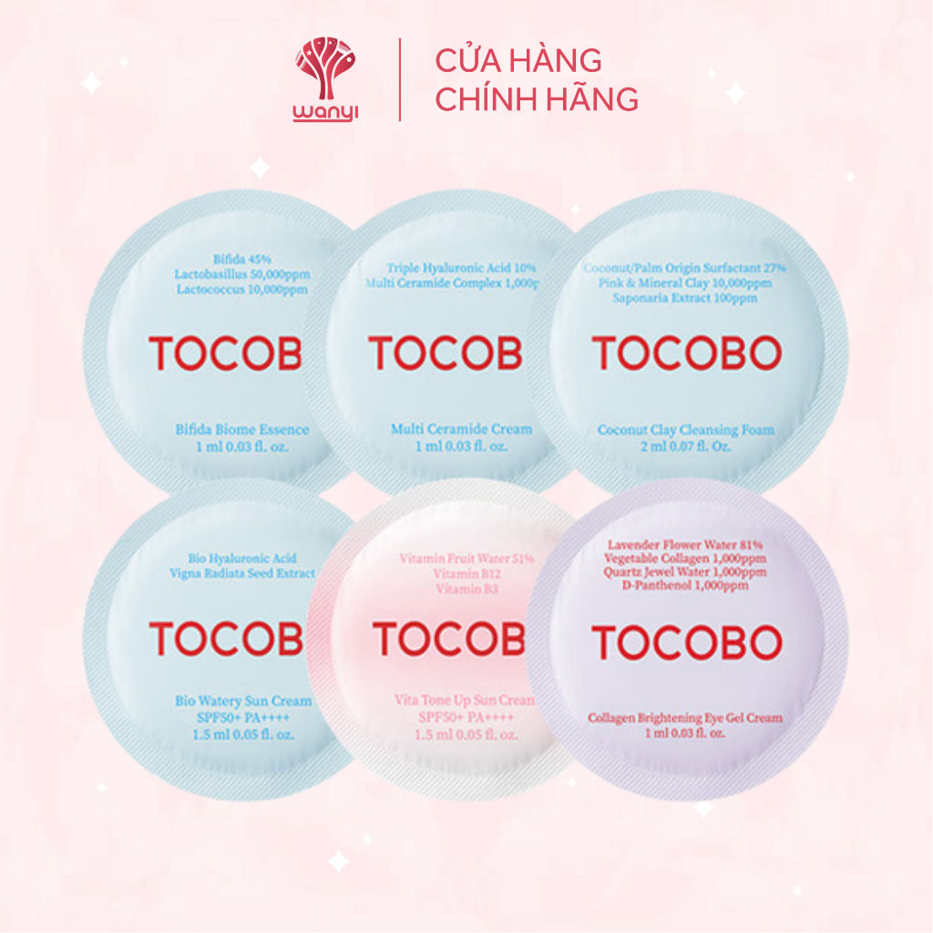 [Hàng Tặng Không Bán] Sản Phẩm Chăm Sóc Da Tocobo Skincare Sampling Starter Kit