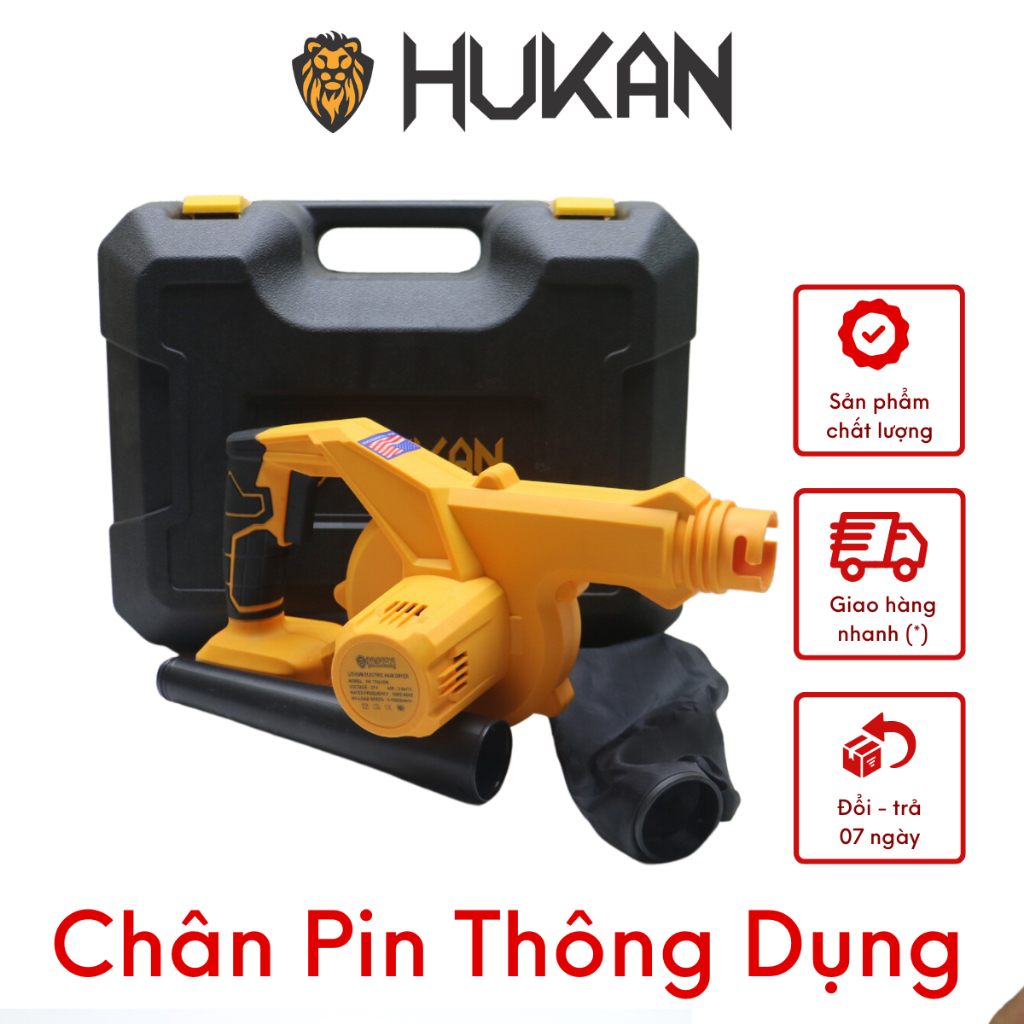 Thân máy hút thổi bụi dùng pin HUKAN HK-HK755LION chân pin phổ thông