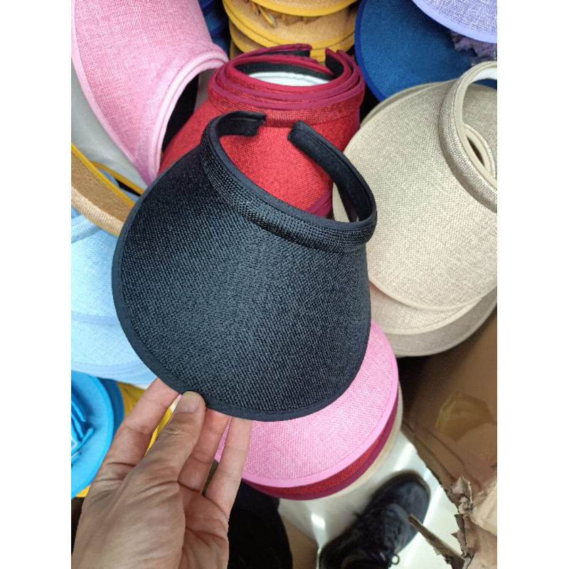 CÓ SẴN - ( mua combo tiết kiệm ) Mũ rộng vành thời trang nón nữ nửa đầu chống nắng chống UV năng động trẻ trung